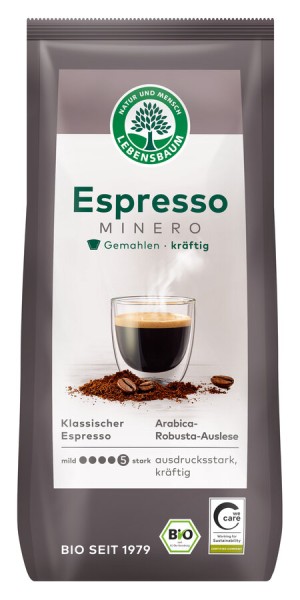 Minero Espresso gemahlen, 250g