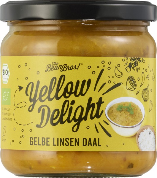 Yellow Delight - Gelbe Linsen Daal, 380g