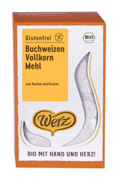 Buchweizen-Vollkorn-Mehl glutenfrei, 500g