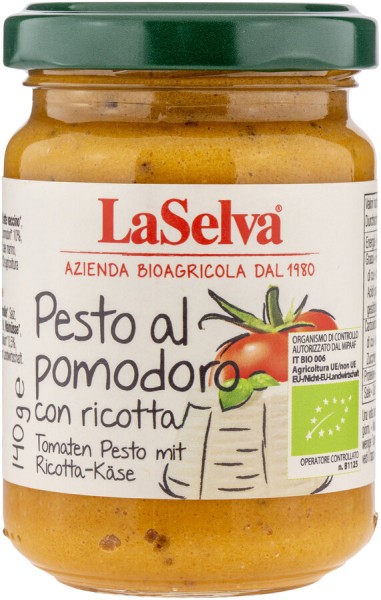 Pesto al pomodore - Tomatenpesto mit Ricotta, 140g