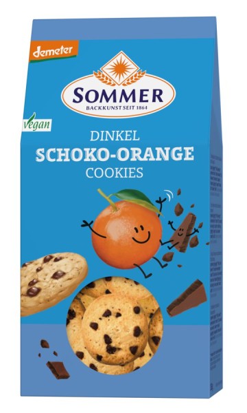 Dinkel-Schoko-Orange-Cookies DEMETER, 150g