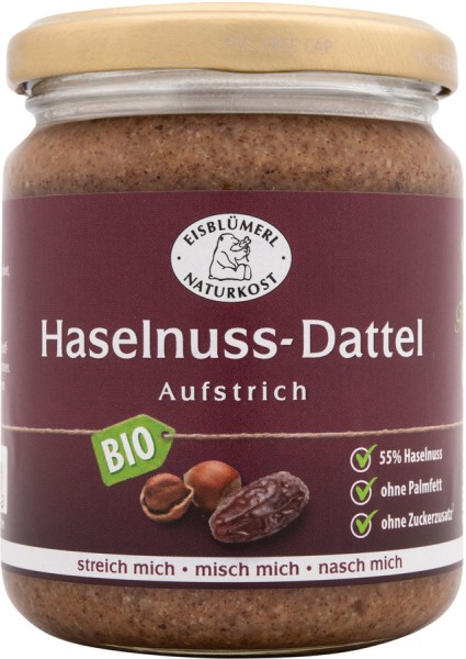 Haselnuss-Dattel-Aufstrich glutenfrei, 250g