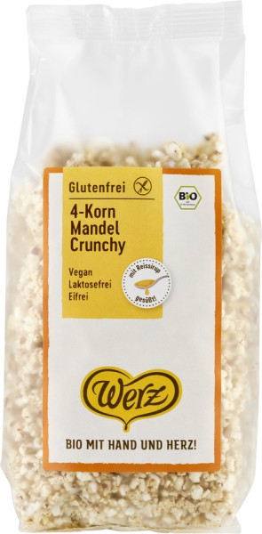 4-Korn-Vollkorn-Mandel-Crunchy glutenfrei, 250g