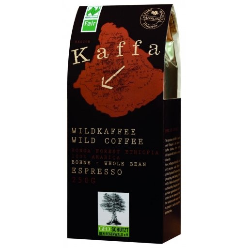 Wildkaffee Espresso ganze Bohne, 250g