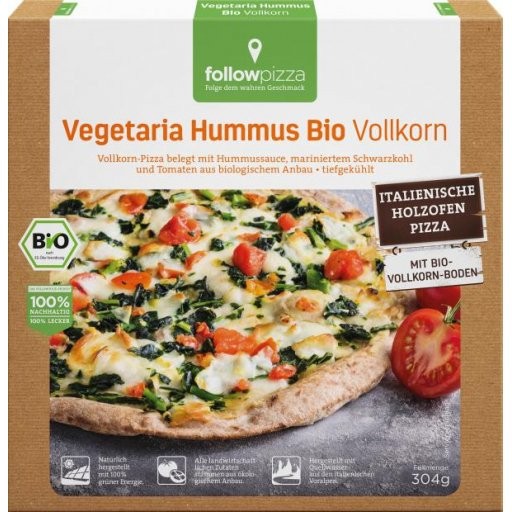 TK-Holzofen-Pizza Vegetaria Hummus Vollkorn, 304g