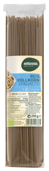 Reis-Vollkorn-Spaghetti glutenfrei, 250g