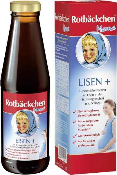 Rotbäckchen Mama Eisen plus, 0,45l