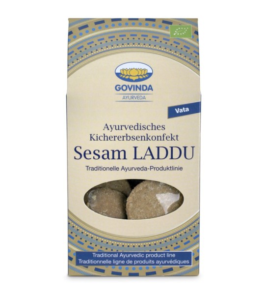 Sesam Laddu - Ayurvedisches Kichererbsenkonfekt, 120g