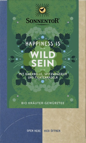 Happiness is - Wild sein - Tbt, 18x1,5g