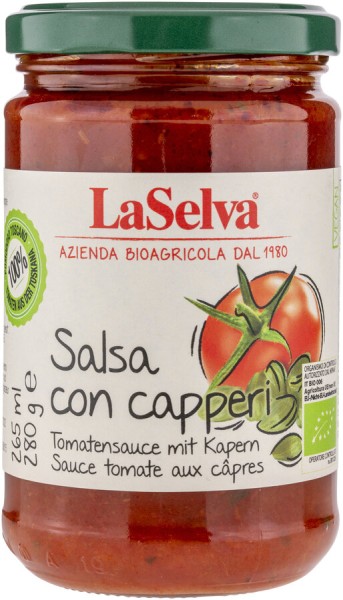 Salsa con Capperi - Tomatensauce mit Kapern, 280g