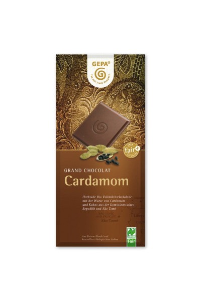 Grand Chocolat Cardamom FairTrade, 100g
