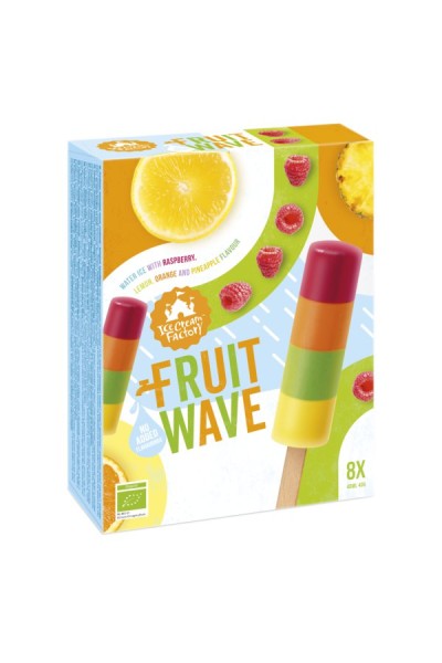 Stieleis Fruit Wave - Multipack vegan, 8x40ml