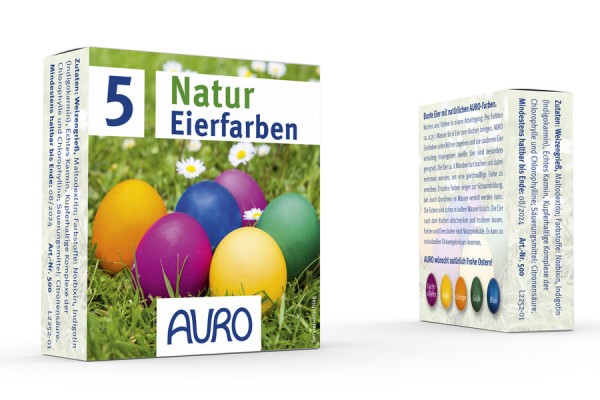 Natur Eierfarben - 5 Farbtöne, 5Stück