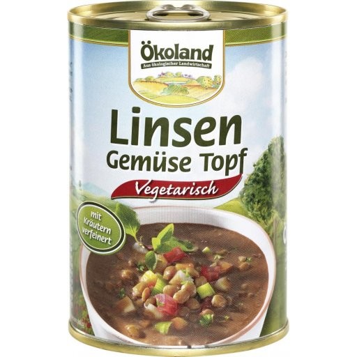 Linsen-Gemüse-Topf vegetarisch, 400g
