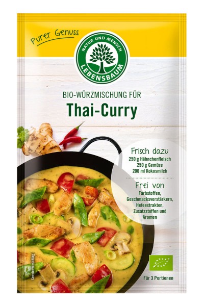 Würzmischung für Thai-Curry - Portionsbeutel, 23g