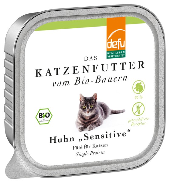 Katzenfutter Huhn sensitiv - Alucup, 100g