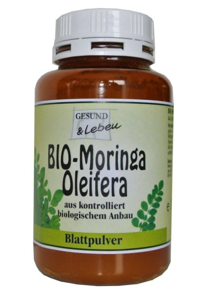 Moringa Oleifera Blattpulver, 100g