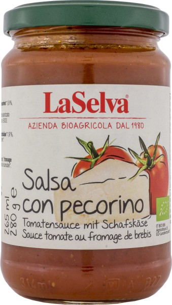 Salsa con Pecorino - Tomatensauce mit Schafskäse, 280g