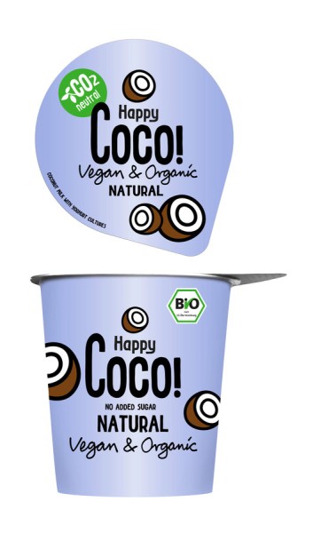 Happy Coco Natural vegan, 350g