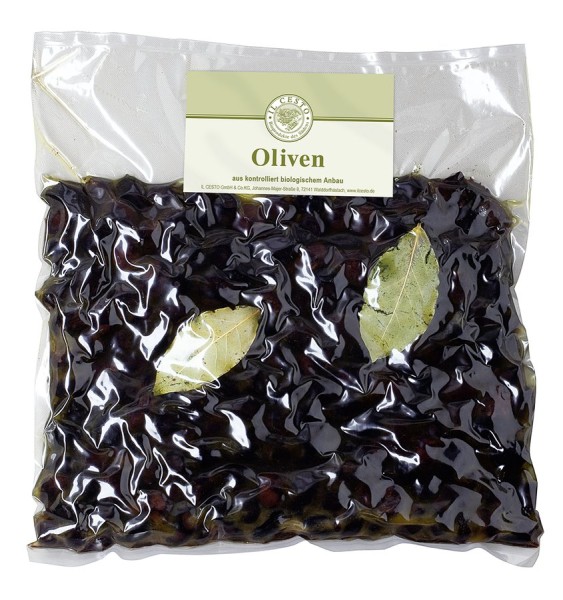 Oliven schwarz getrocknet natur - Grossgebinde, kg