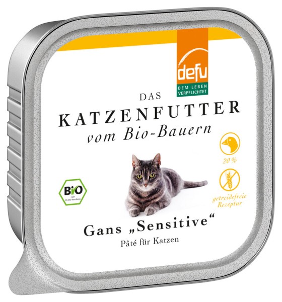 Katzenfutter Gans sensitiv - Alucup, 100g