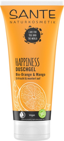 Duschgel Happiness Orange & Mango, 200ml