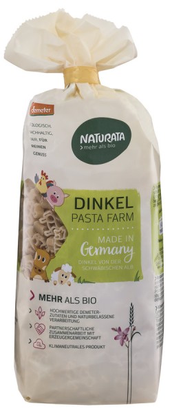 Dinkel-Pasta Farm hell DEMETER, 250g