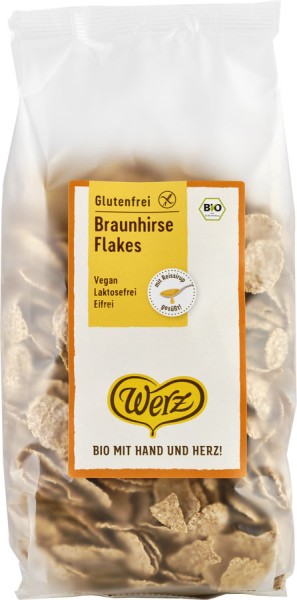 Braunhirse-Flakes glutenfrei, 250g