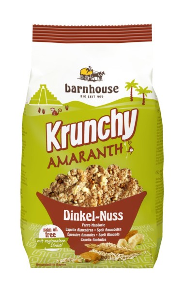Krunchy Amaranth-Dinkel-Nuss, 375g