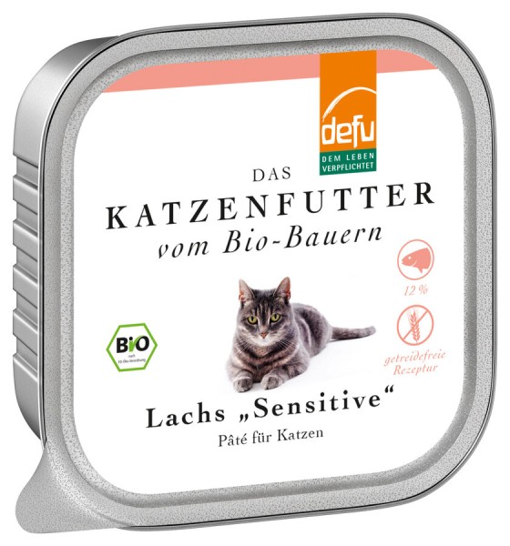 Katzenfutter Lachs - Alucup, 100g