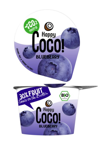 Happy Coco 30% Blaubeere vegan, 250g