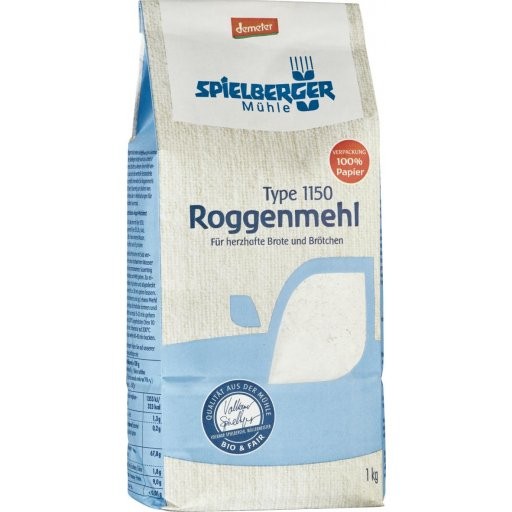 Roggenmehl Type 1150 DEMETER, 1kg