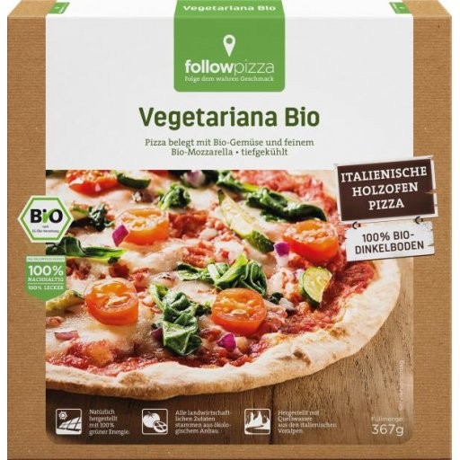 TK-Holzofen-Pizza Vegetariana, 367g