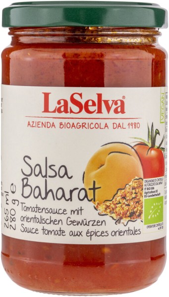 Salsa Baharat - Tomatensauce mit orient. Gewürzen, 280g