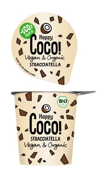 Happy Coco Stracciatella vegan, 350g