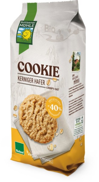 Cookies kerniger Hafer BIOLAND, 175g
