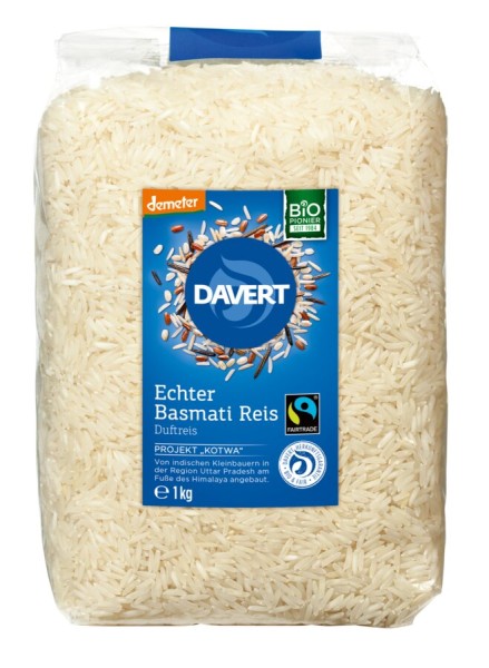 Basmati Reis weiß DEMETER FairTrade, 1kg