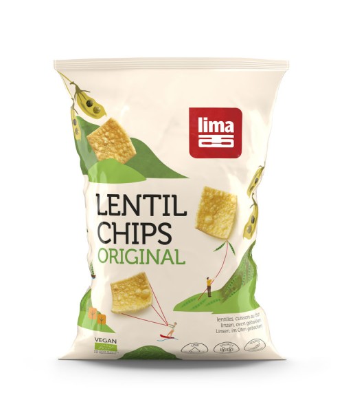 Lentil Chips mit Salz, 90g