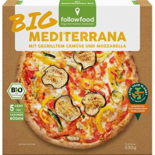 TK-Holzofen-Pizza BIG Mediterrana, 530g
