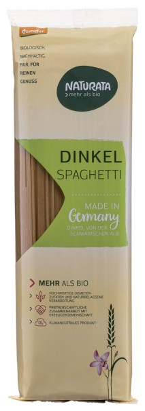 Dinkel-Spaghetti hell DEMETER, 500g