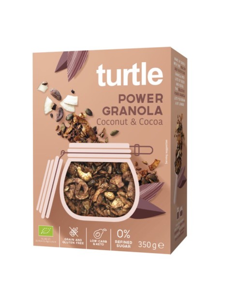 Turtle Power Granola Kokos & Kakao glutenfrei, 350g