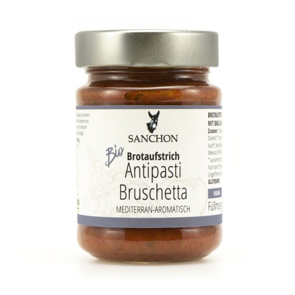 Brotaufstrich Antipasti Bruschetta vegan, 190g