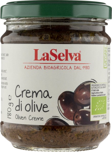 Oliven Creme schwarz, 180g