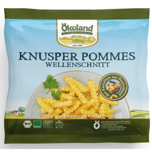TK-Pommes Frites Wellenschnitt BIOLAND, 500g