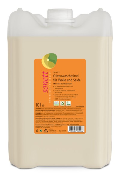 Oliven-Waschmittel für Wolle & Seide - Kanister, 10l