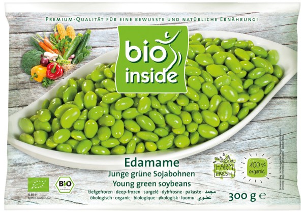 TK-Edamame-Bohnen grün ohne Schale bio-inside, 300g
