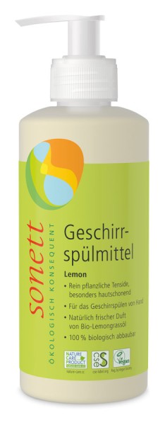 Geschirrspülmittel Lemon - Pumpspender, 300ml