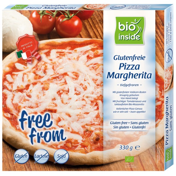 TK-Pizza Margherita glutenfrei bio inside, 330g