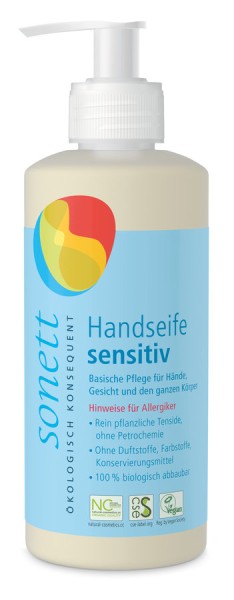 Handseife sensitiv - Spender, 300ml