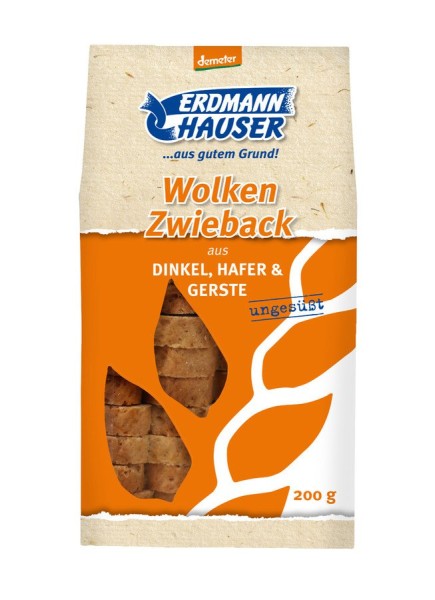 Wolkenzwieback Dinkel, Hafer & Gerste, 200g